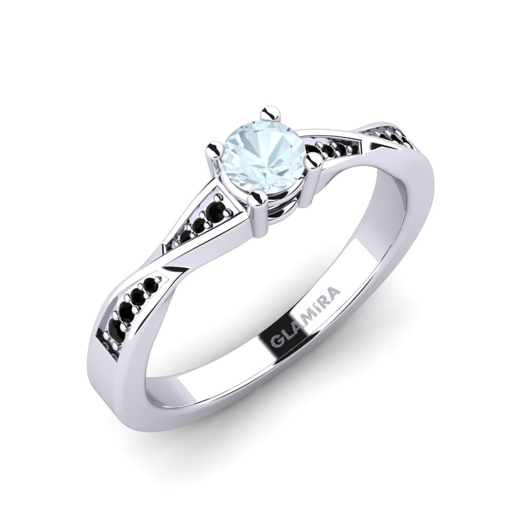 Aquamarine Engagement Ring Kabena 0.25 crt