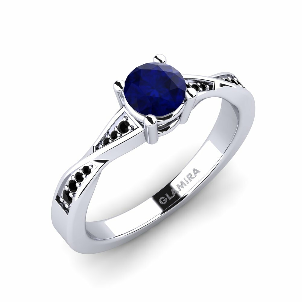 Saffier Verlovingsring Kabena 0.5 crt