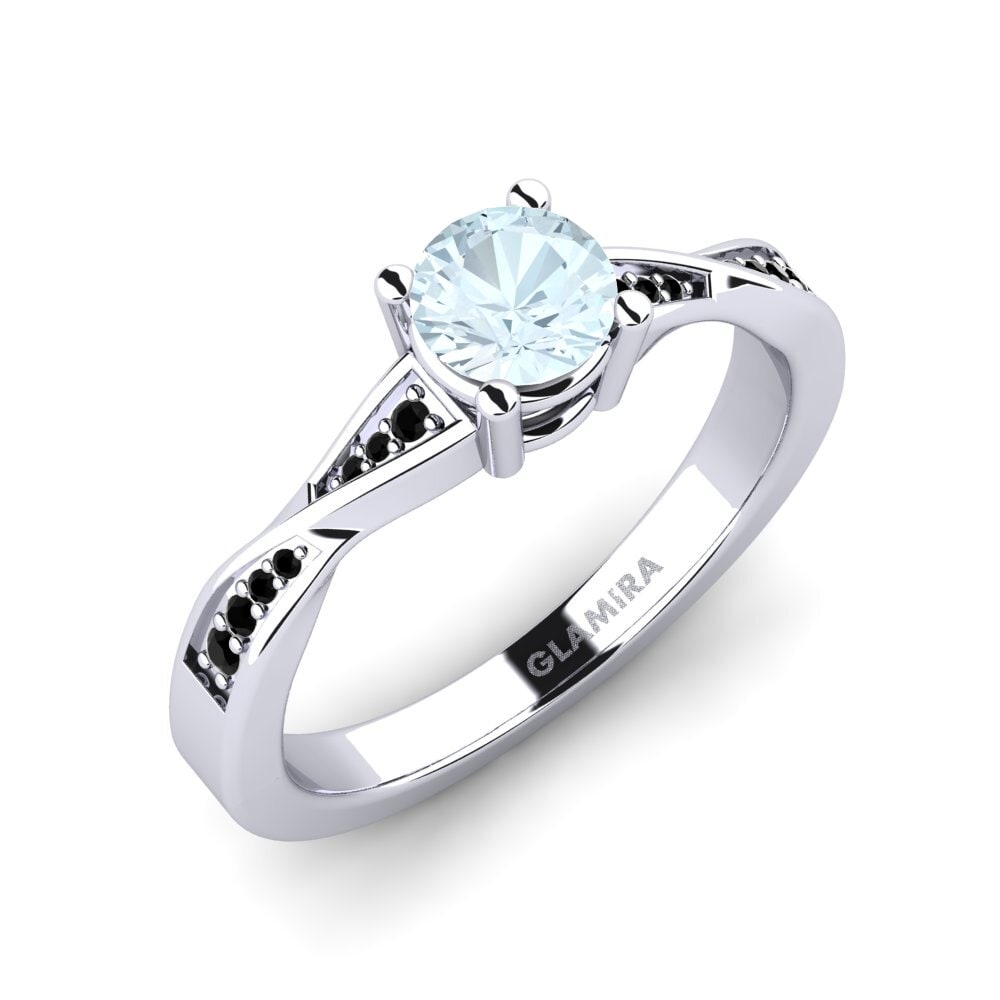 Aquamarine Engagement Ring Kabena 0.5 crt