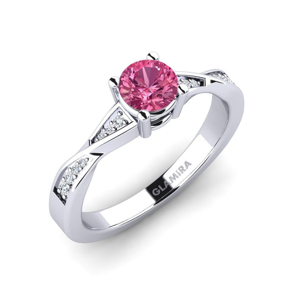 Pink Tourmaline Engagement Ring Kabena 0.5 crt
