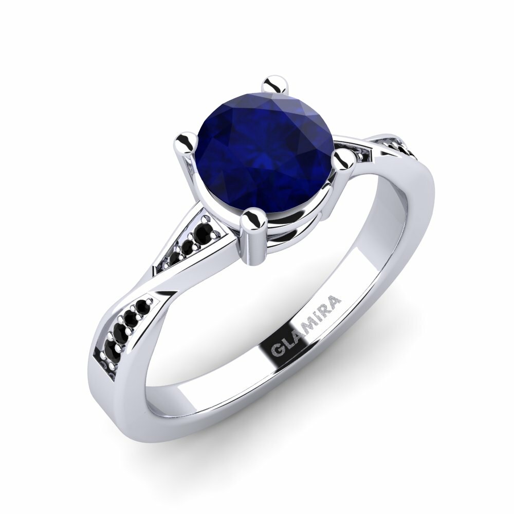 Saffier Verlovingsring Kabena 1.0 crt