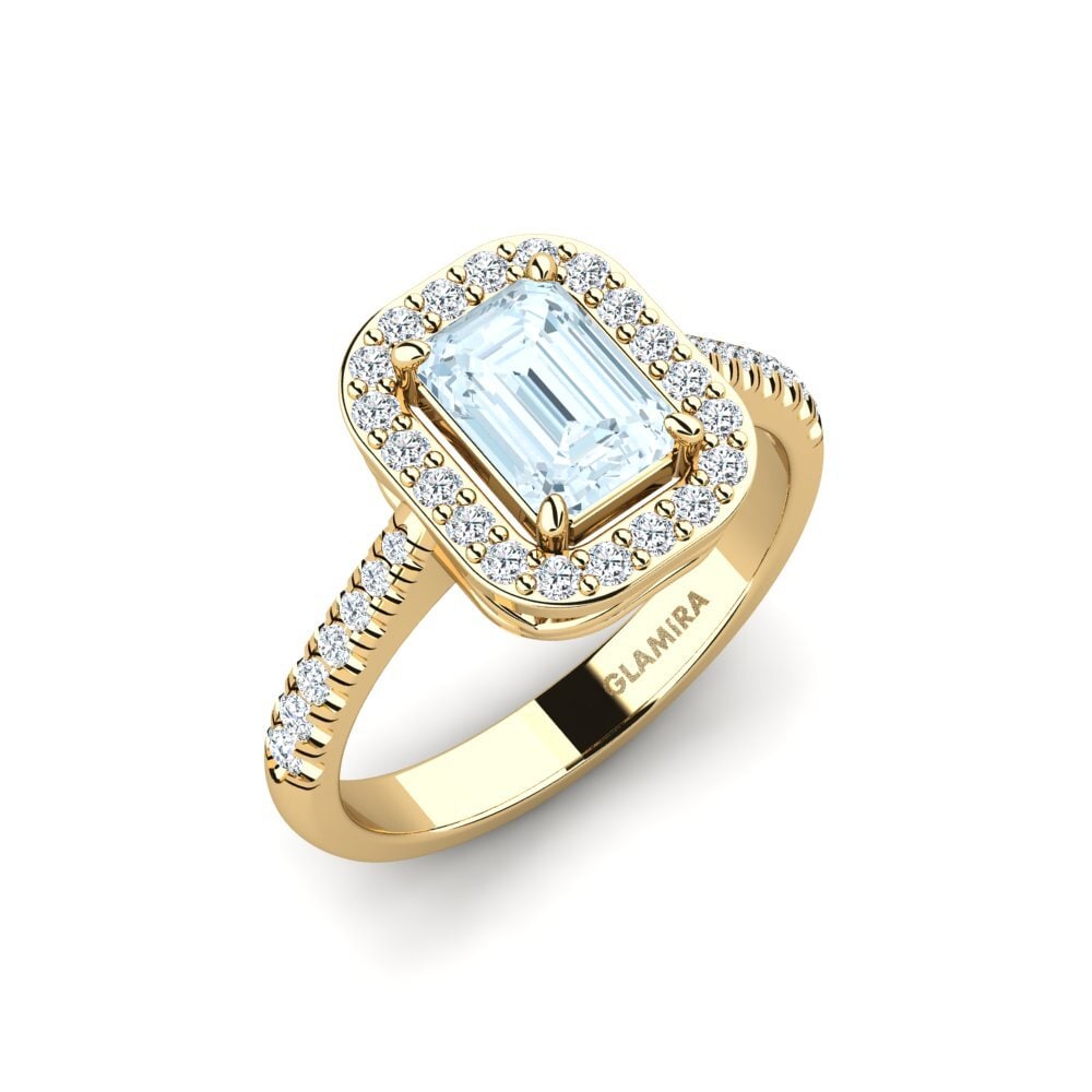 Aquamarine Engagement Ring Klinnes