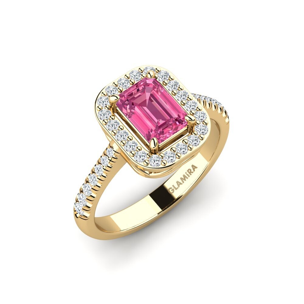 Pink Tourmaline Engagement Ring Klinnes