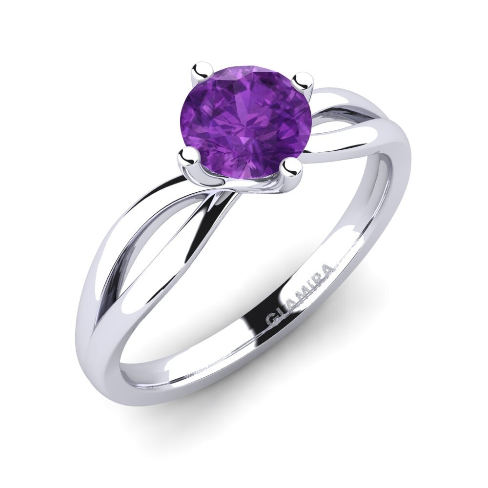 Amethyst Engagement Ring Layla