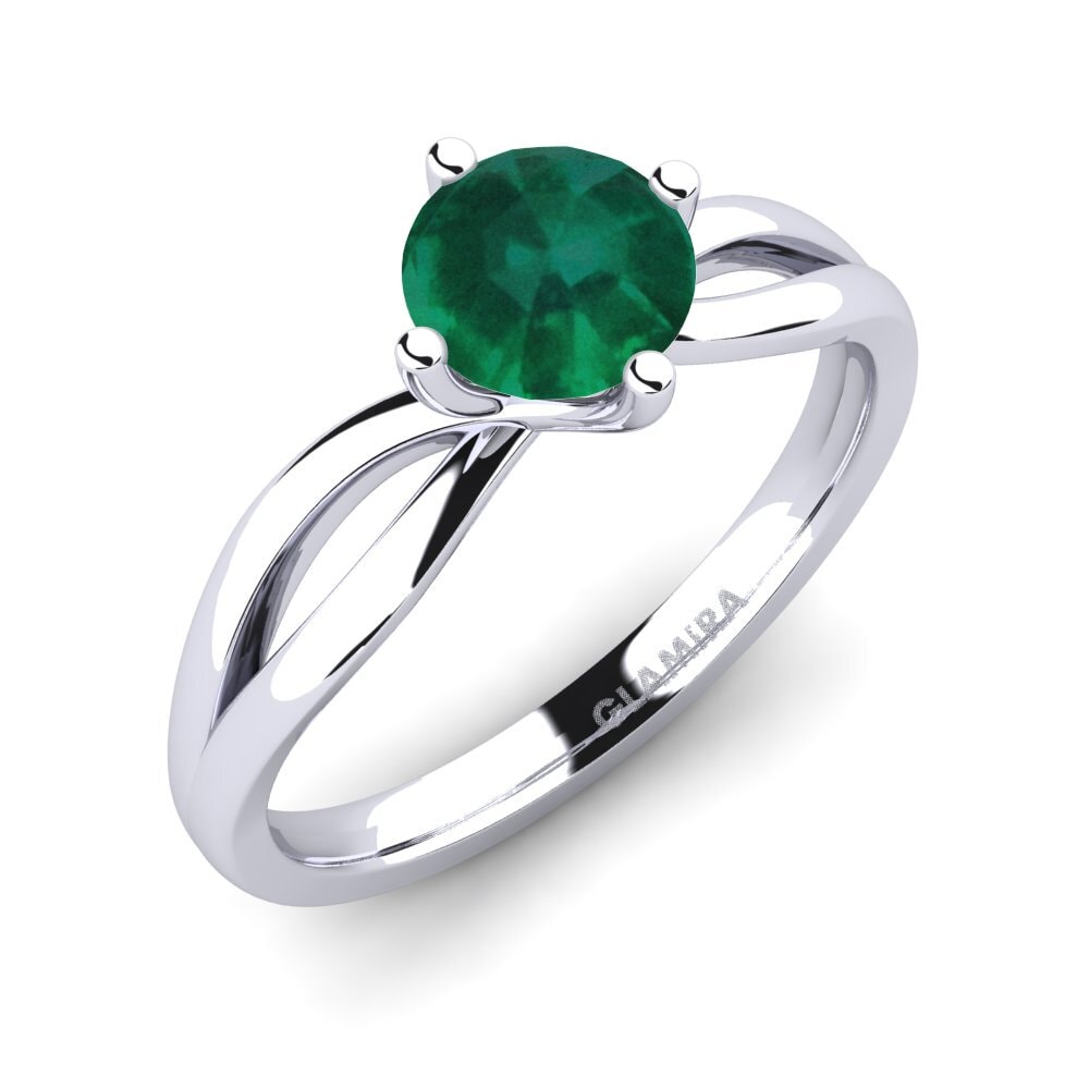 Emerald Engagement Ring Layla