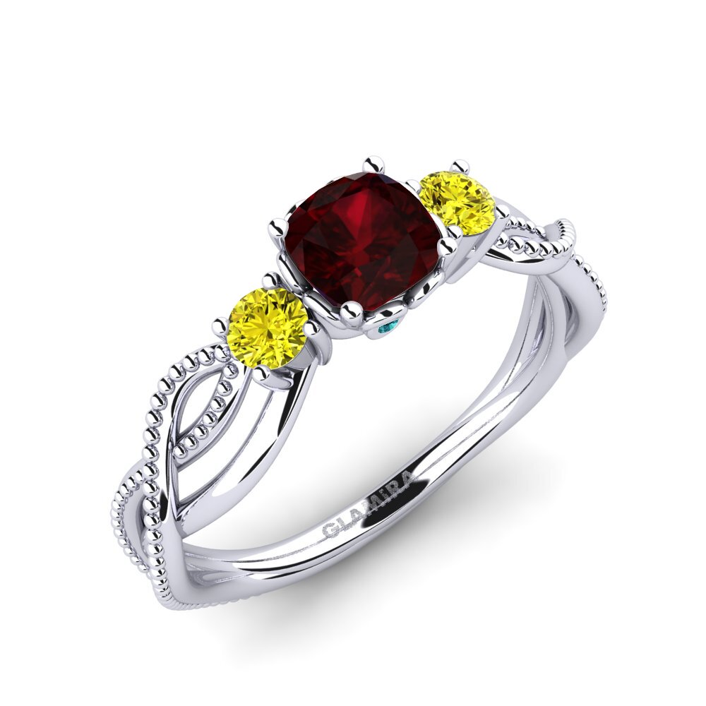 Granate Anillo de compromiso Lordecita