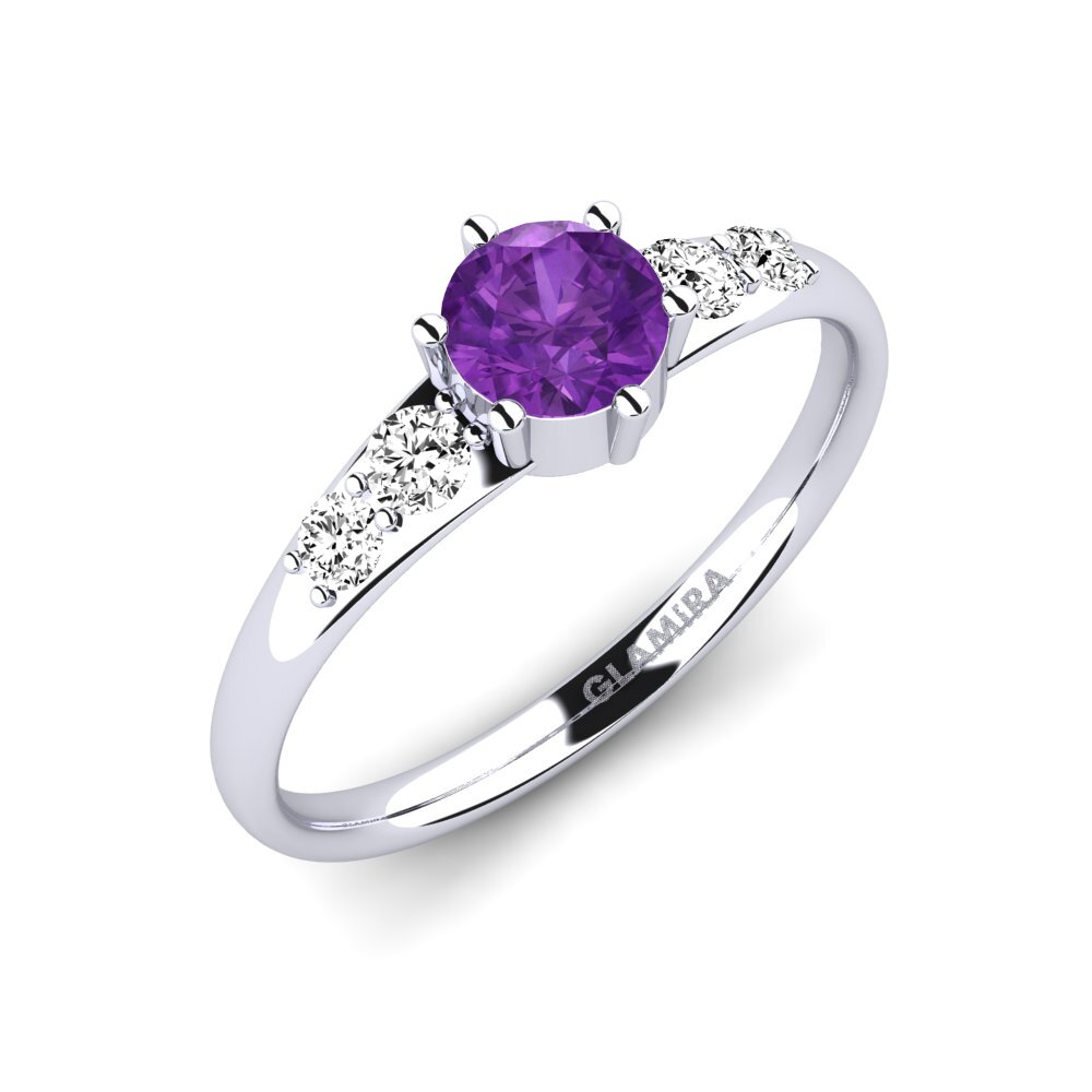 Amatista Anillo de compromiso Lugh