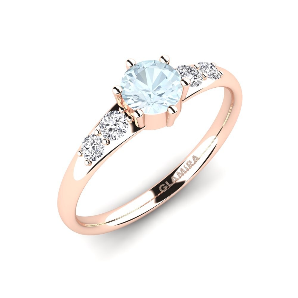 14ct Rose Gold Engagement Ring Lugh