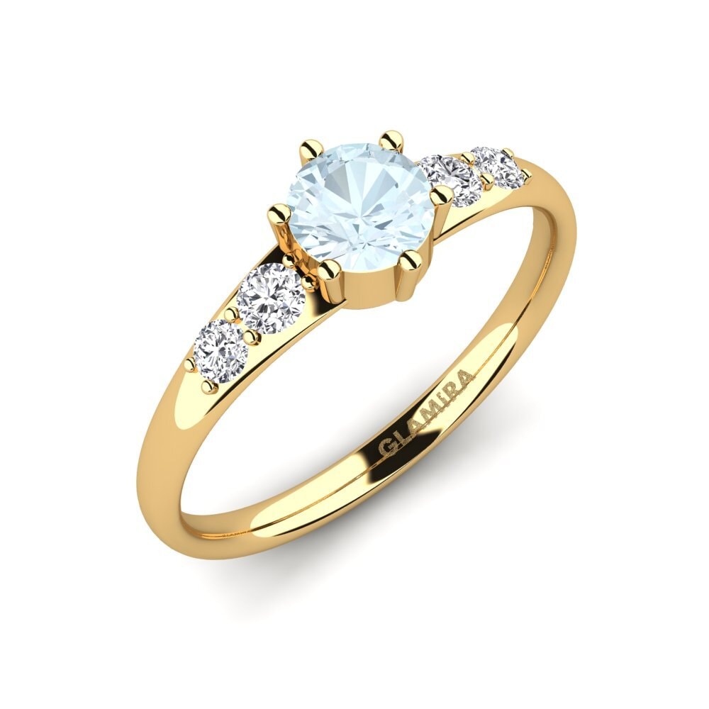 14ct Yellow Gold Engagement Ring Lugh