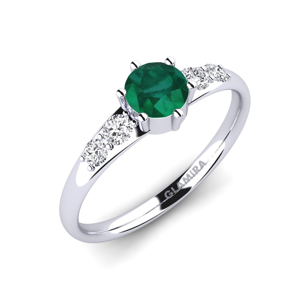 Émeraude Bague de fiançailles Lugh