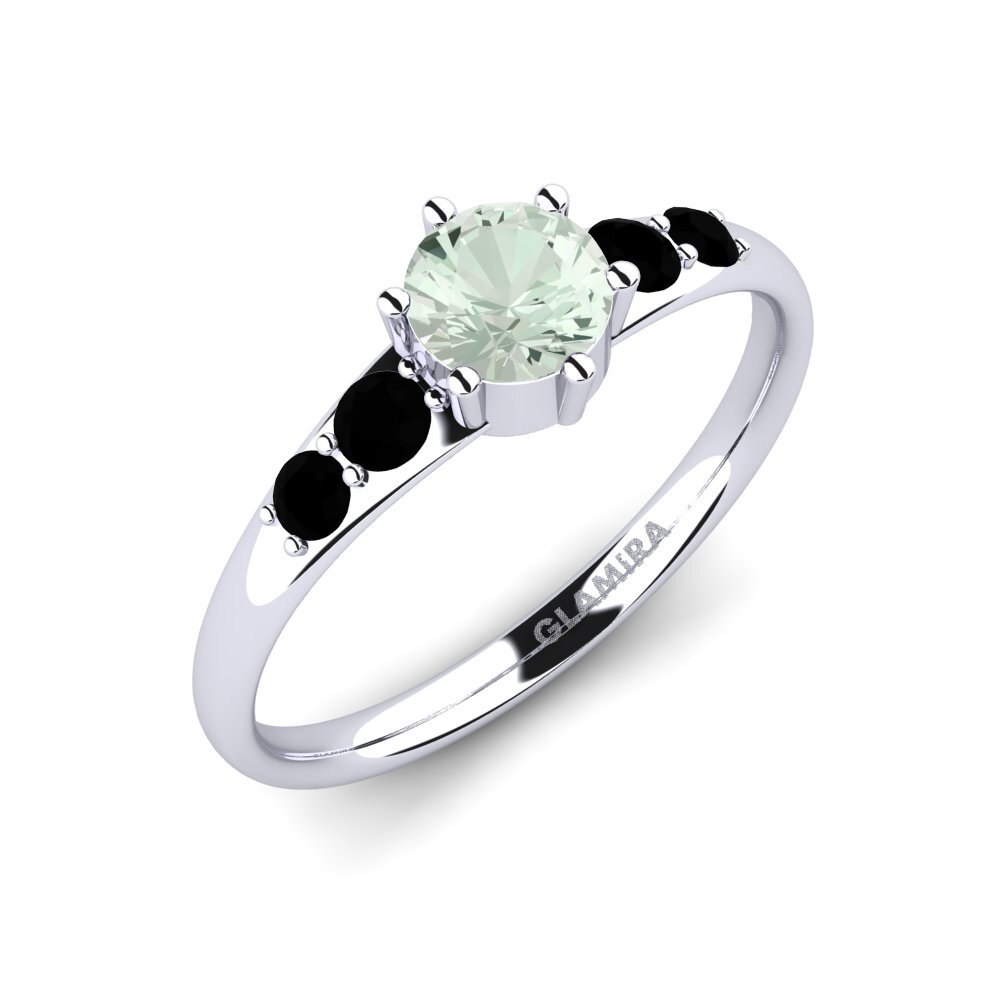 Amatista verde Anillo de compromiso Lugh