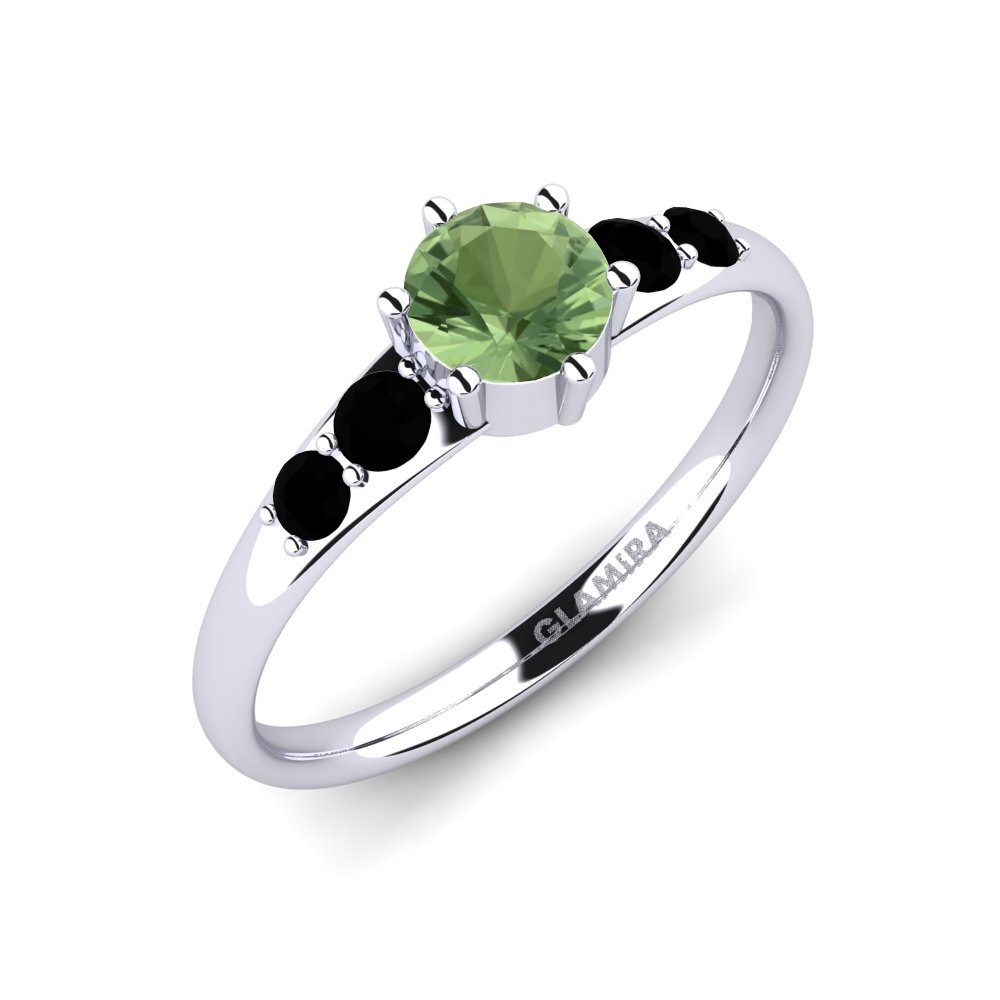 Zaffiro Verde Anello di fidanzamento Lugh