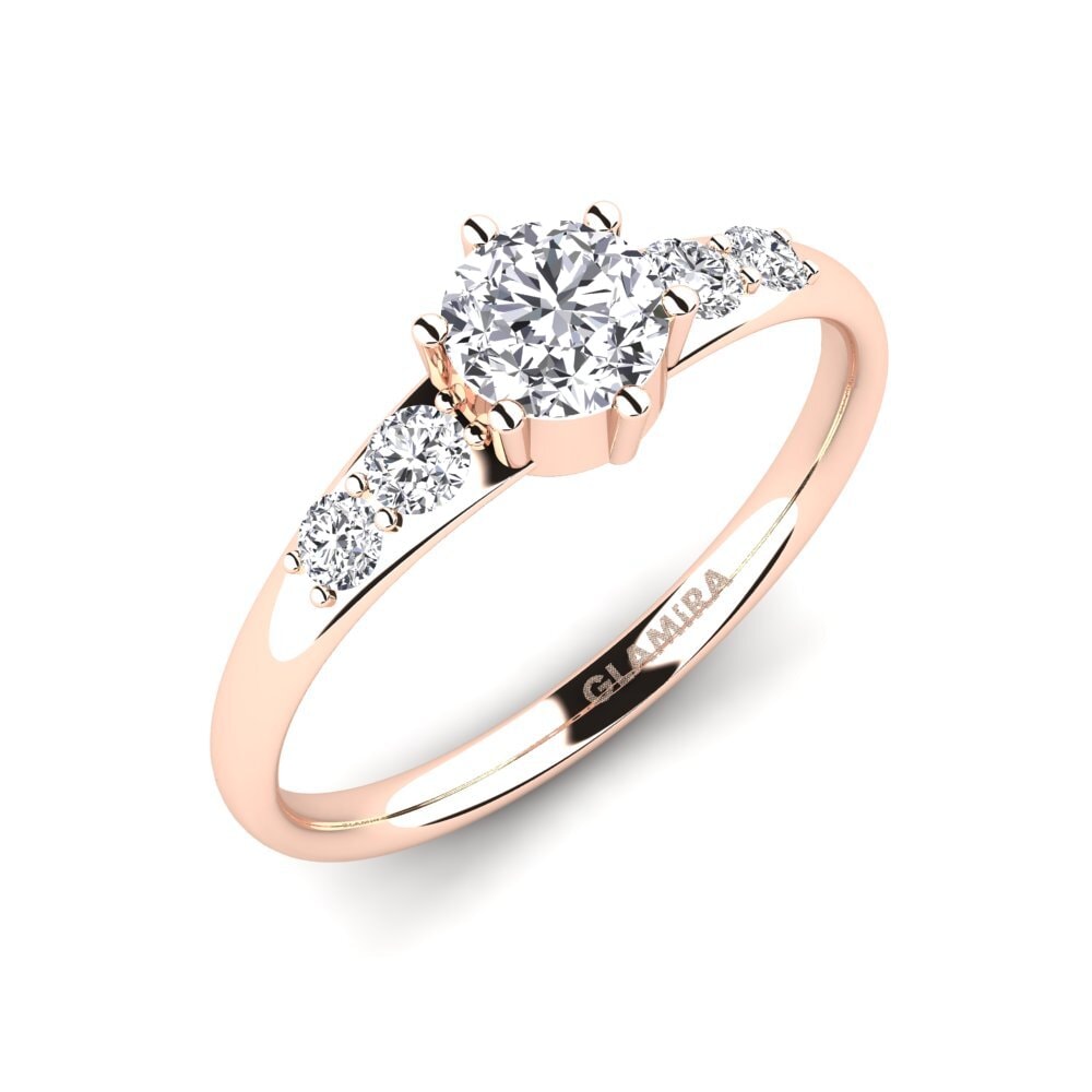Rotgold 585 Verlobungsring Lugh