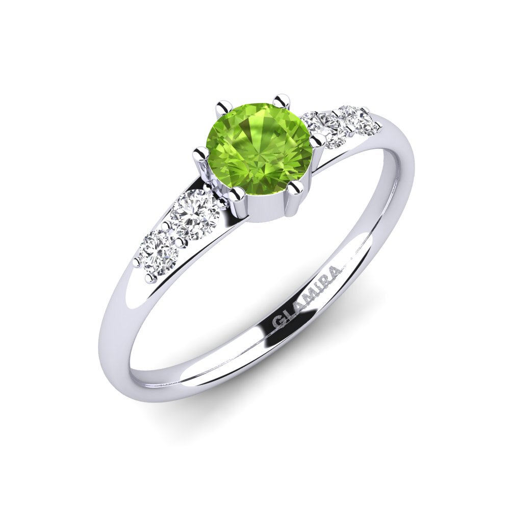 Peridot Engagement Ring Lugh