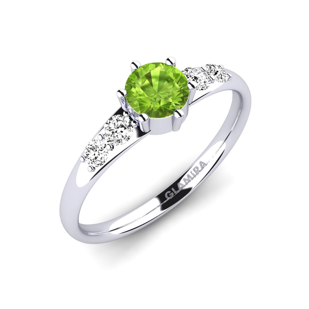 Peridot Engagement Ring Lugh
