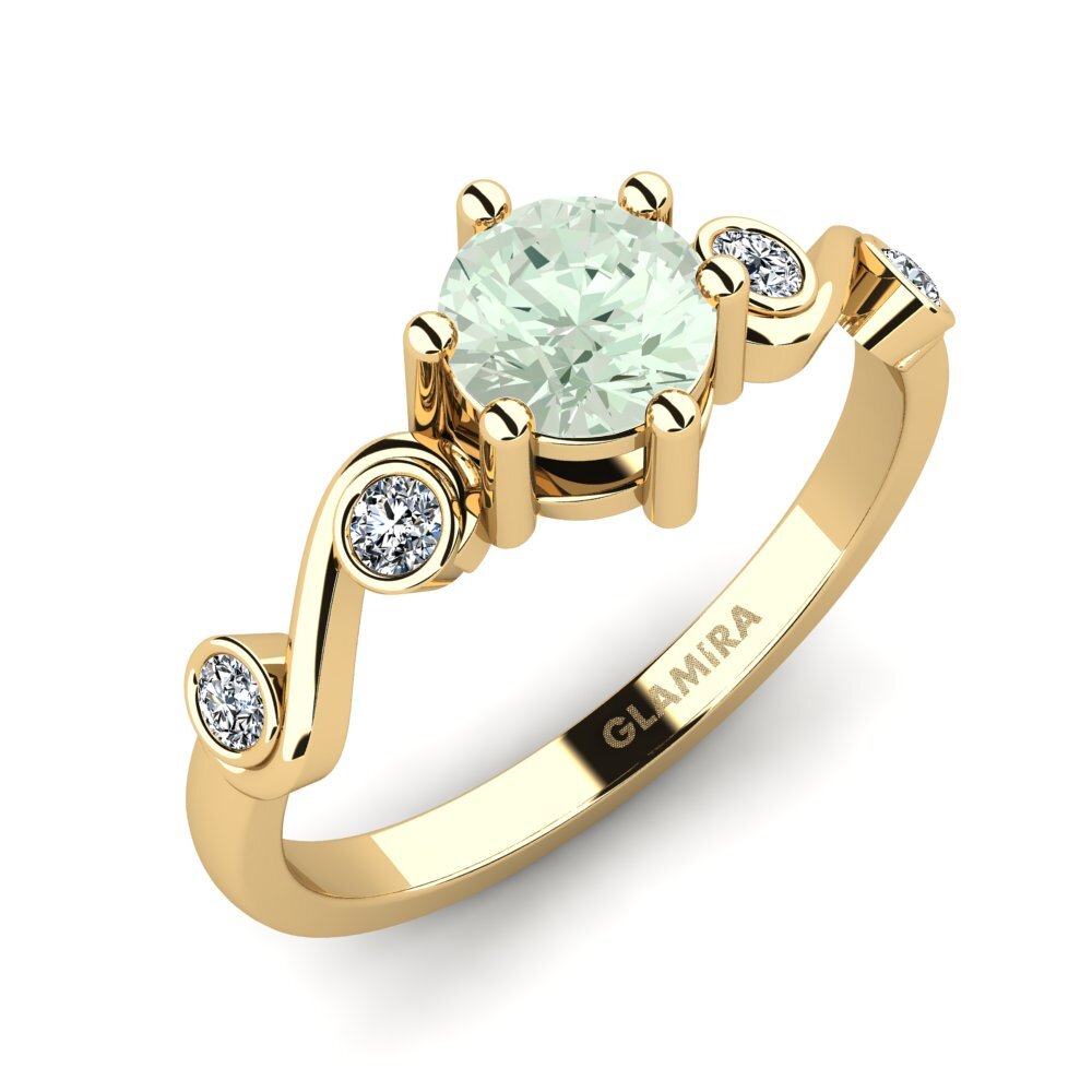 Green Amethyst Women's Ring Lyth