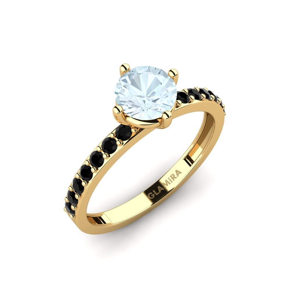 Aquamarine Engagement Ring Manana