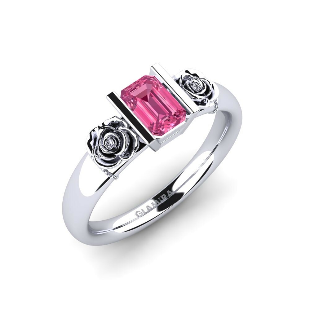 Turmalina rosa Anillo de Mujer Misery