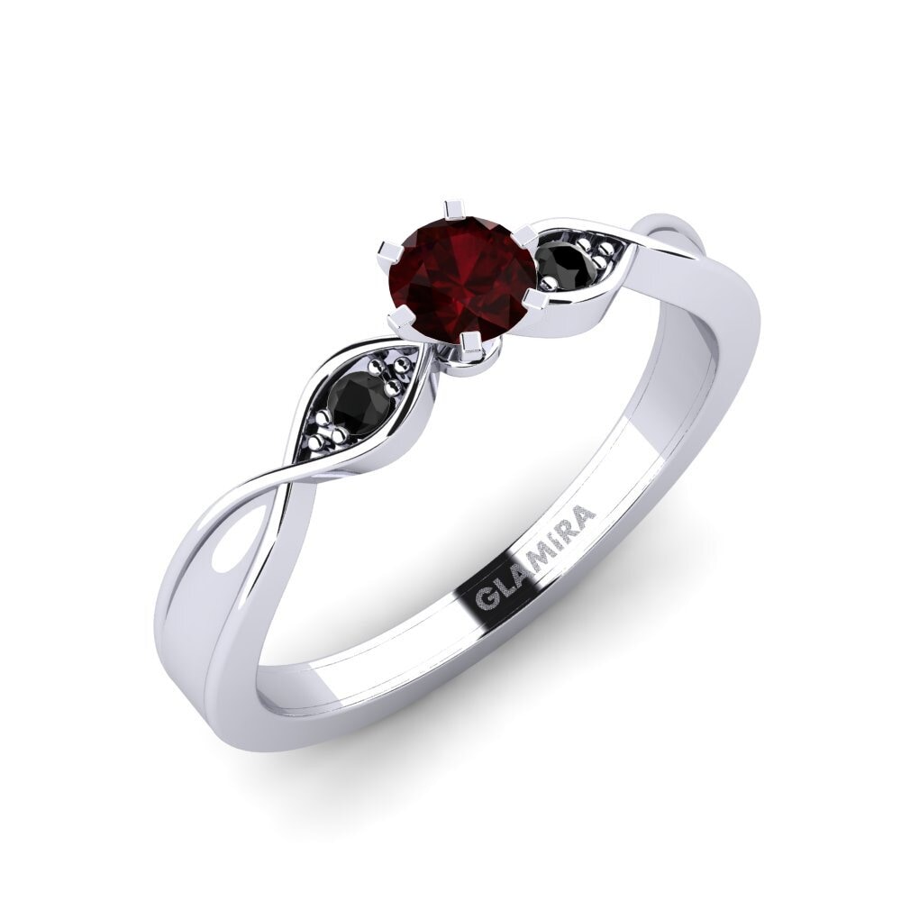 Granate Anillo de compromiso Neveda