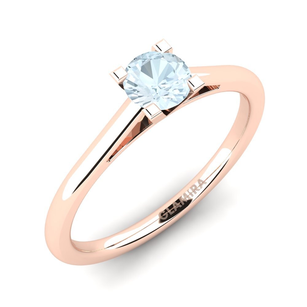 14ct Rose Gold Engagement Ring Nichele