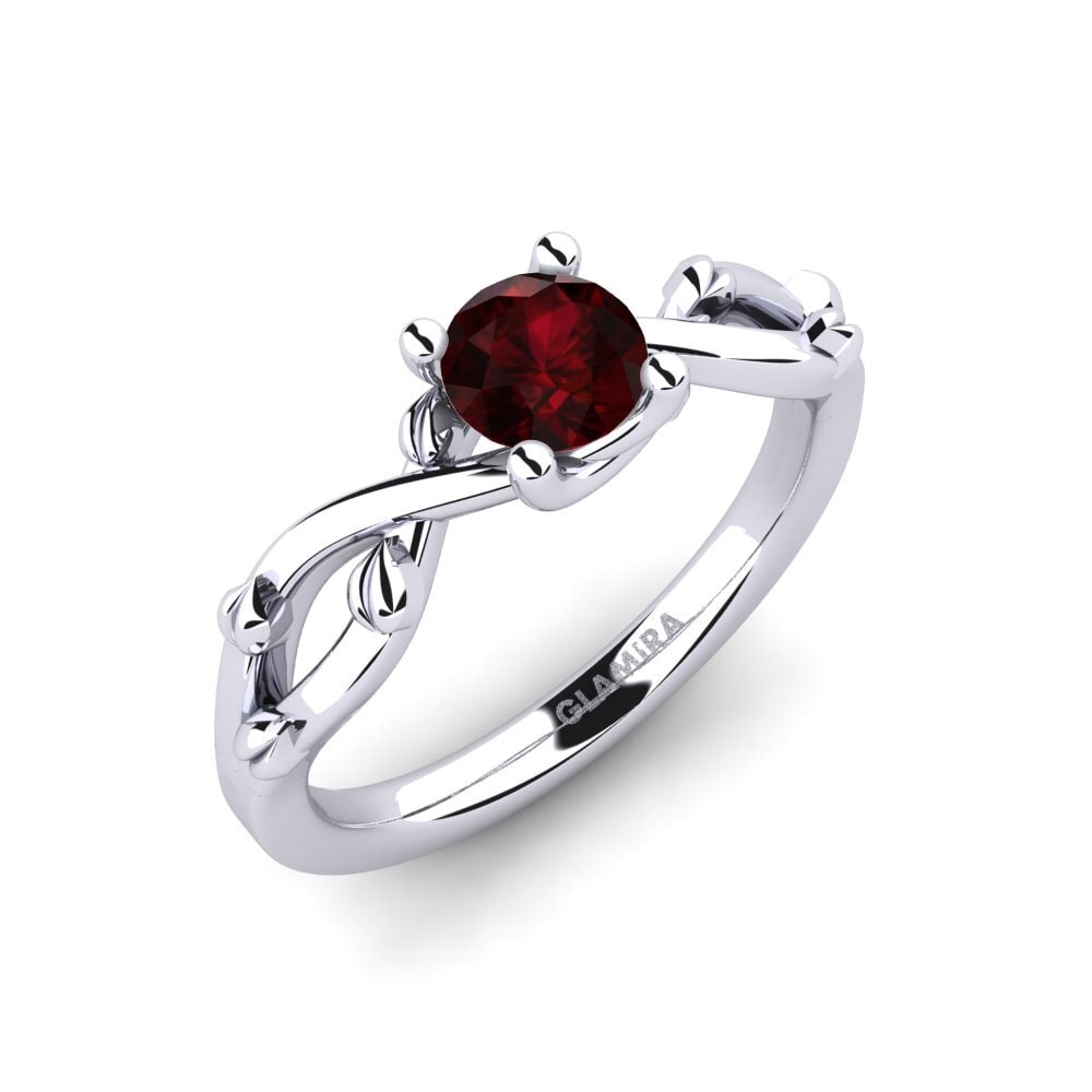 Garnet Engagement Ring Alabate