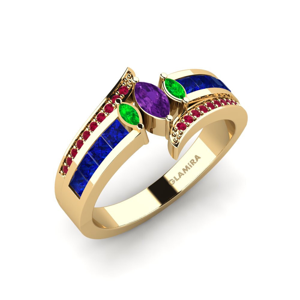 18ct Yellow Gold Engagement Ring Poppy