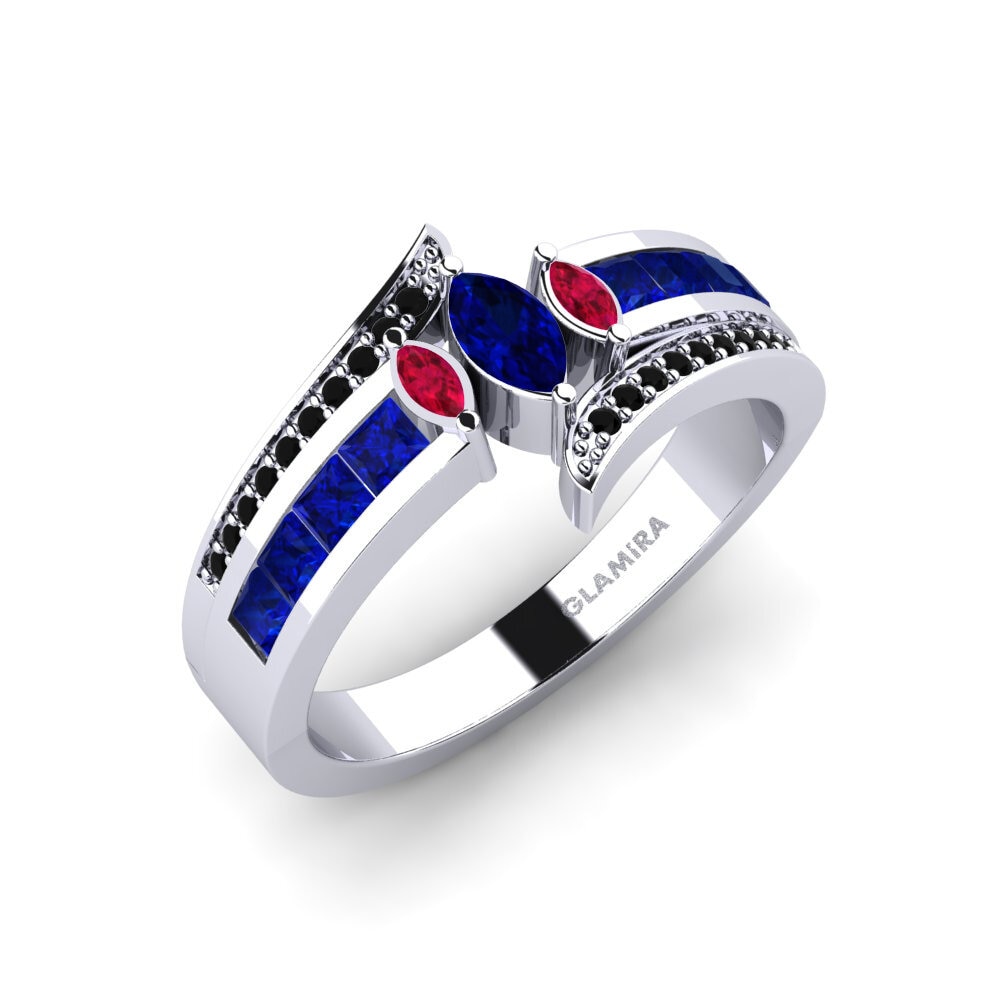 Sapphire Engagement Ring Poppy