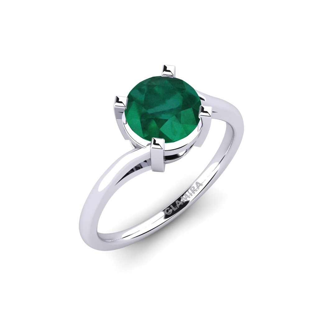 Emerald Engagement Ring Radmilla