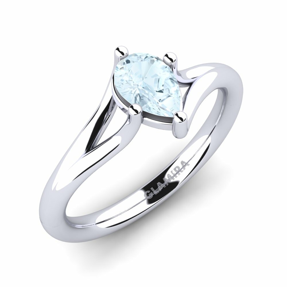 18ct White Gold Engagement Ring Rosalind