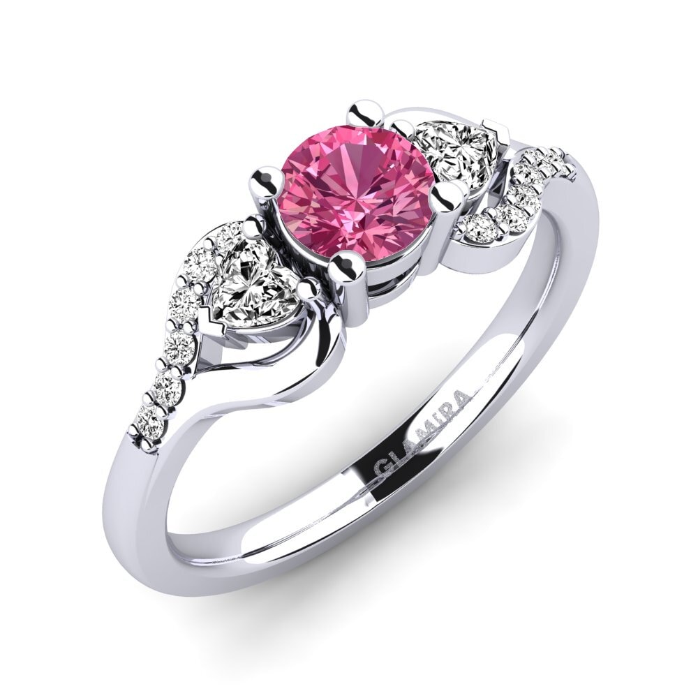 Pink Tourmaline Engagement Ring Roselina 0.5 crt