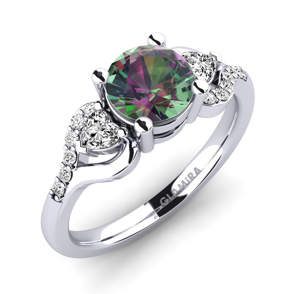 Topacio Místico Anillo Roselina 1.0 crt