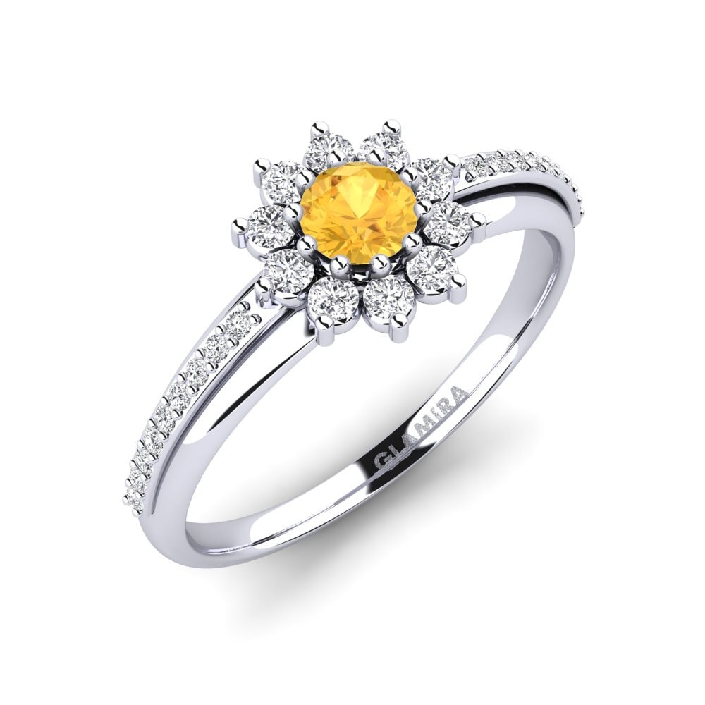 Citrine Engagement Ring Rutorte