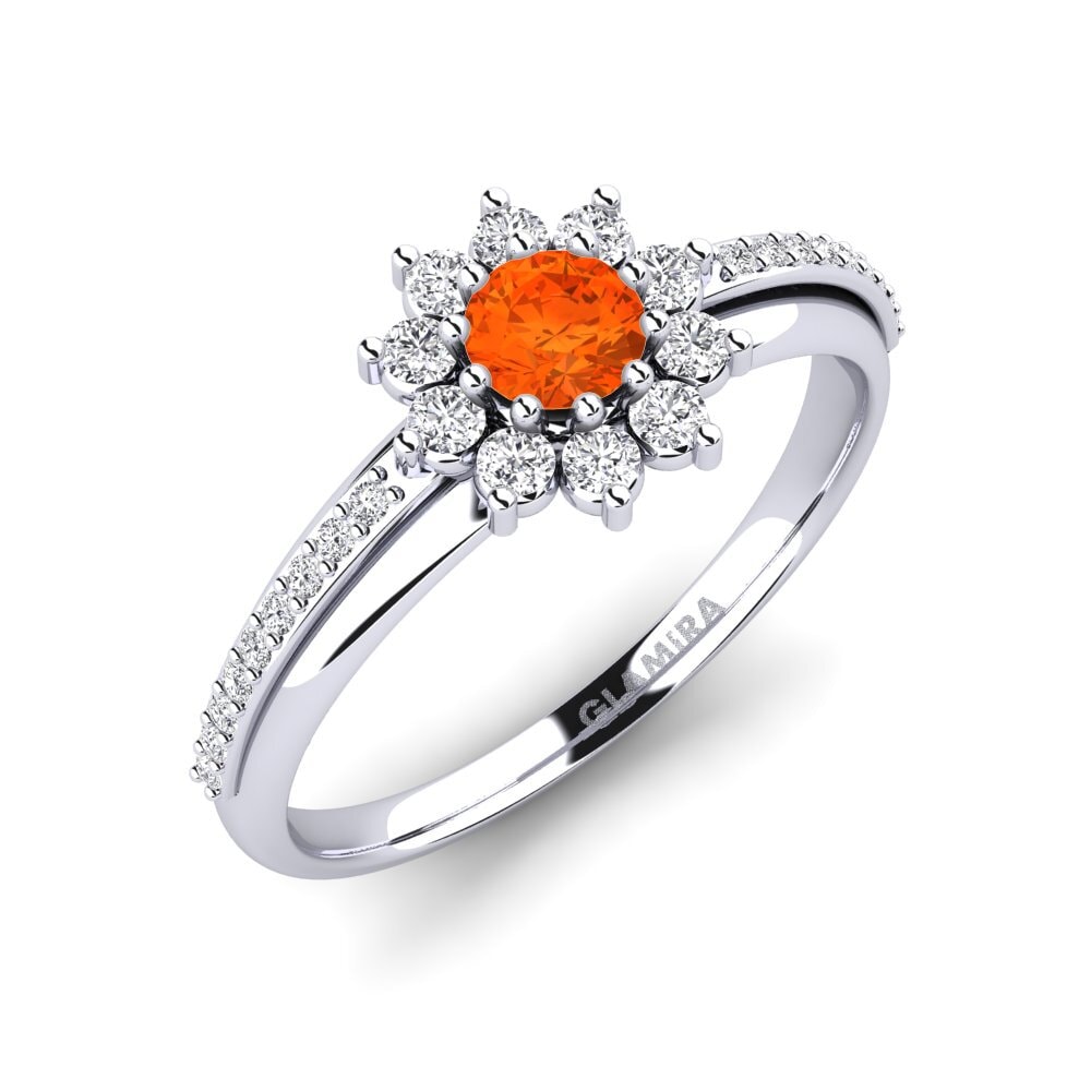 Fire Opal Engagement Ring Rutorte
