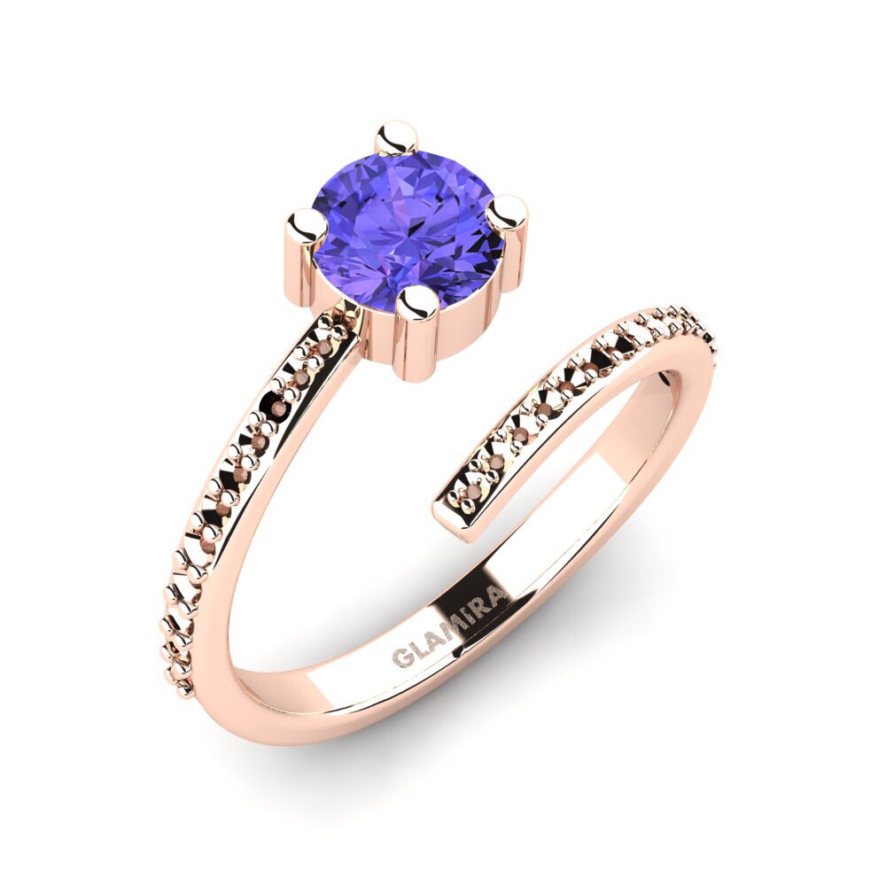 14k Rose Gold Tanzanite SYLVIE Ring Skinandi