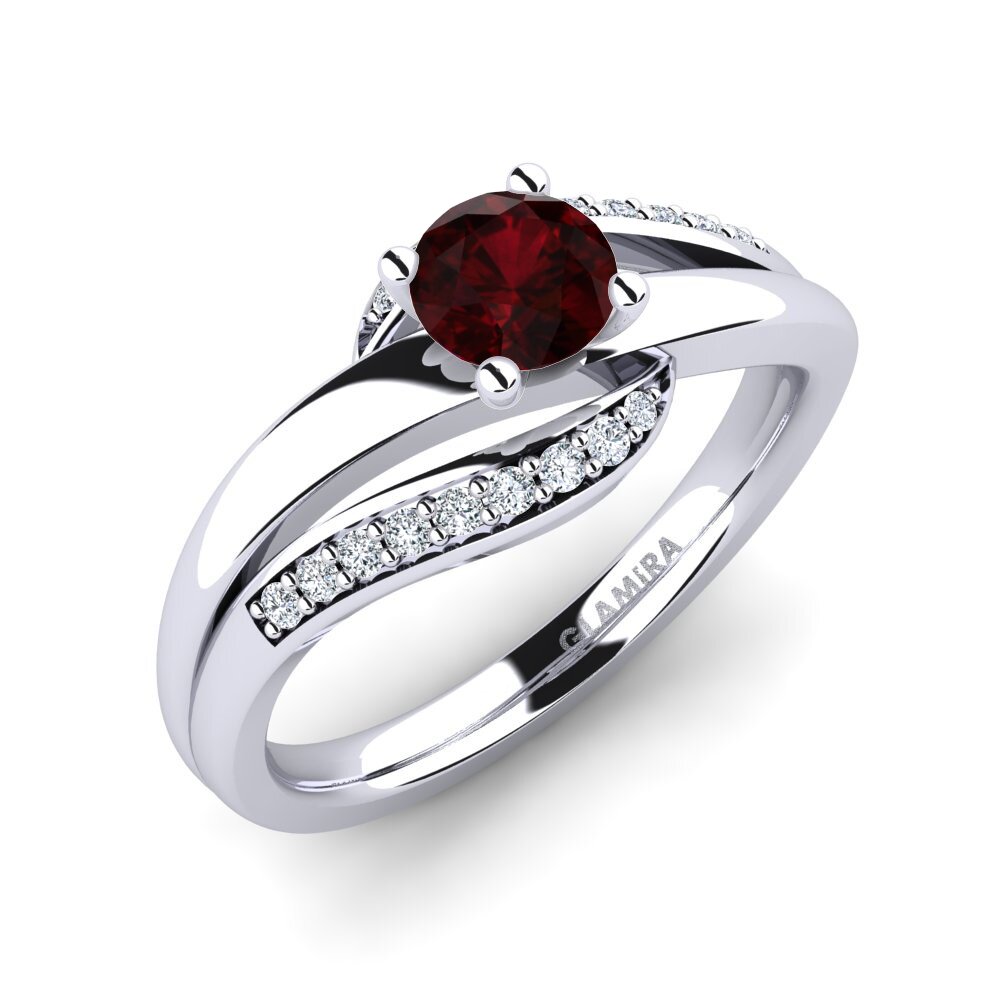 Garnet Engagement Ring Sydney