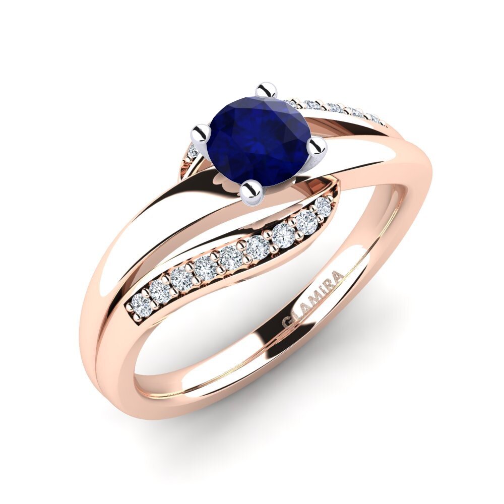 14ct Rose / White Gold Engagement Ring Sydney