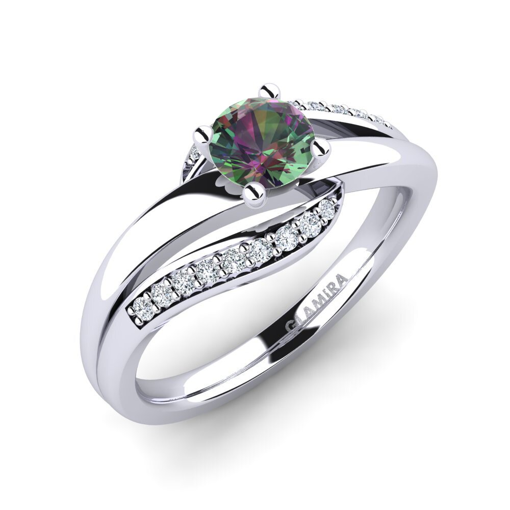 Mystic Topaz Engagement Ring Sydney