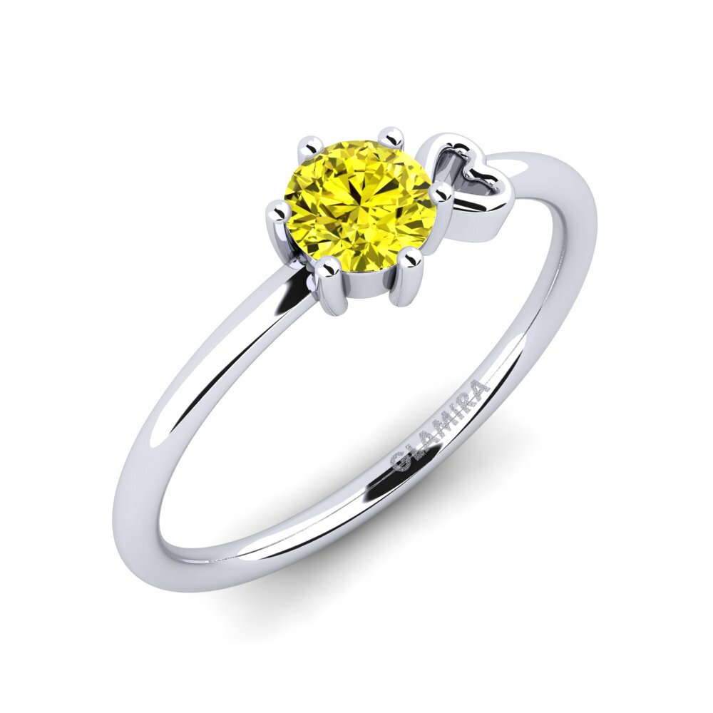Gele Diamant Dames Ring Tasenka