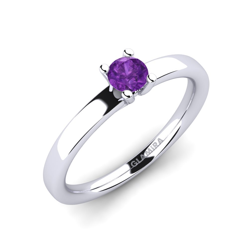 Amethyst Engagement Ring Titina