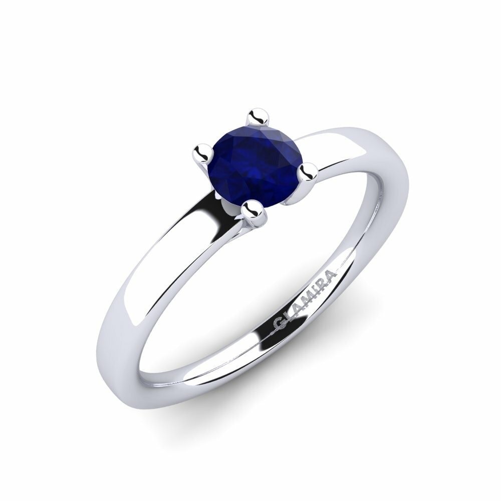 Saffier Verlovingsring Titina 0.5 crt