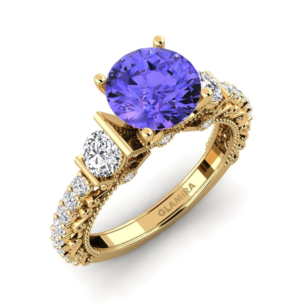 Tanzanite Engagement Ring Marquita