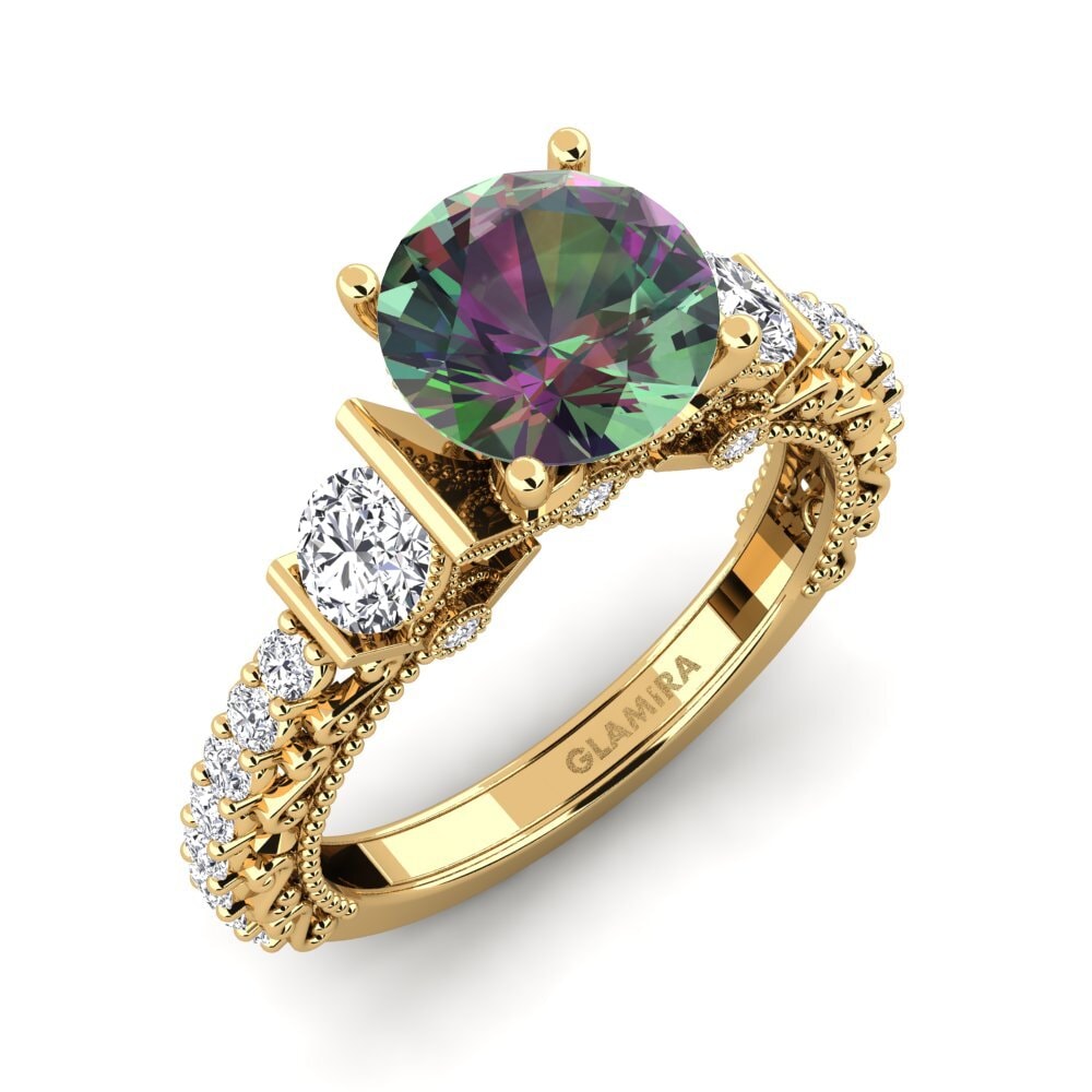 Mystic Topaz Engagement Ring Marquita