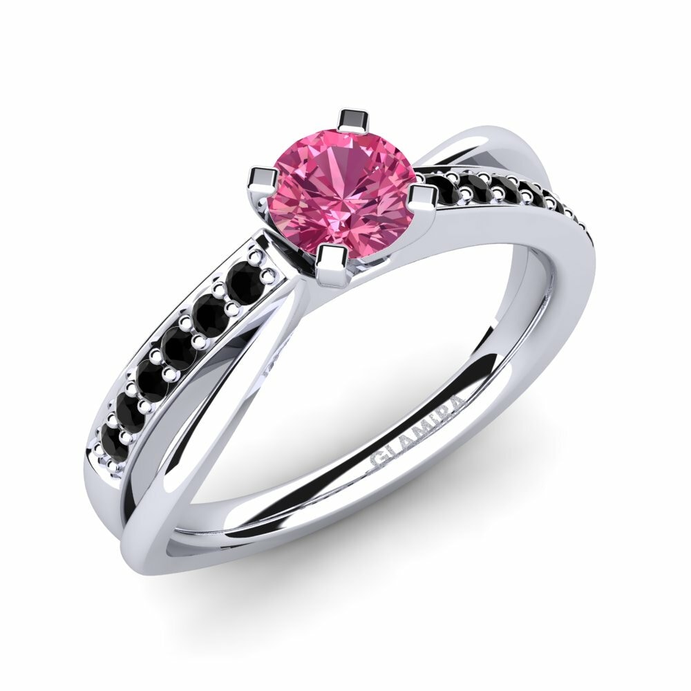 Roze Toermalijn Verlovingsring Viviette