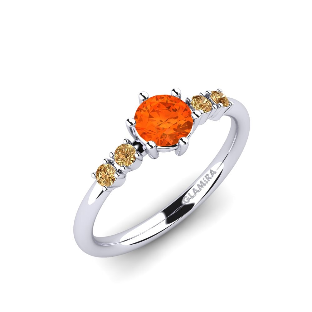 Fire Opal Engagement Ring Zanessa