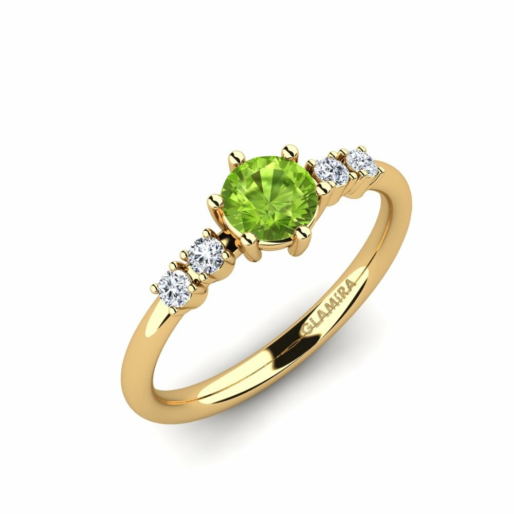18K Geel Goud Verlovingsring Zanessa