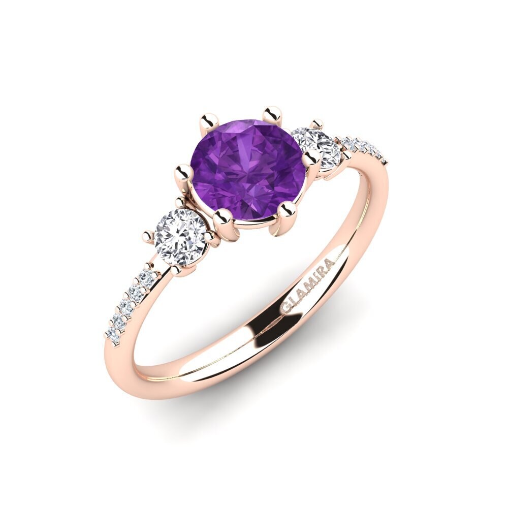 Amethyst Engagement Ring Zanyria