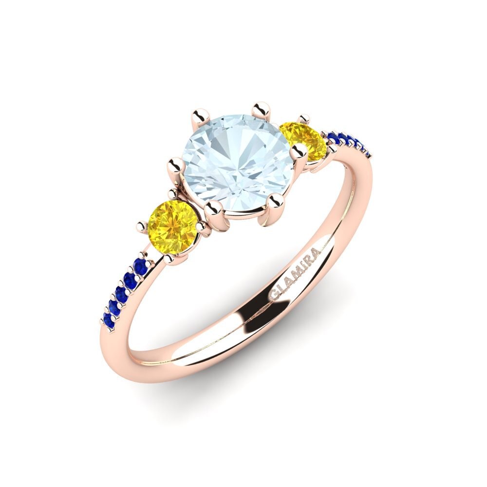 Aquamarine Engagement Ring Zanyria