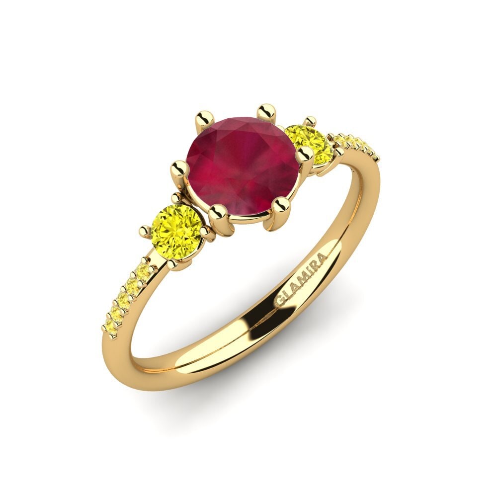 9ct Yellow Gold Engagement Ring Zanyria