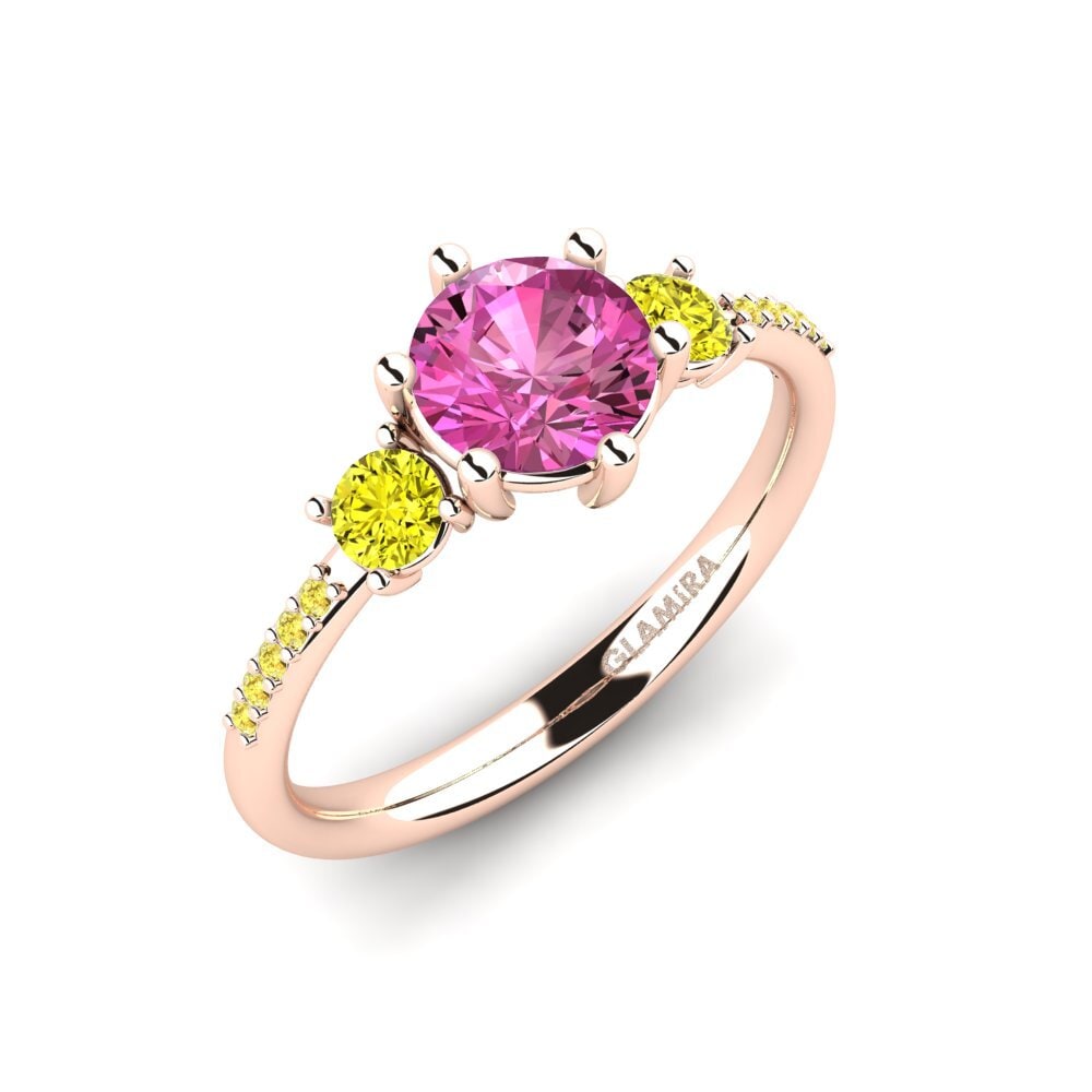 Pink Topaz Engagement Ring Zanyria
