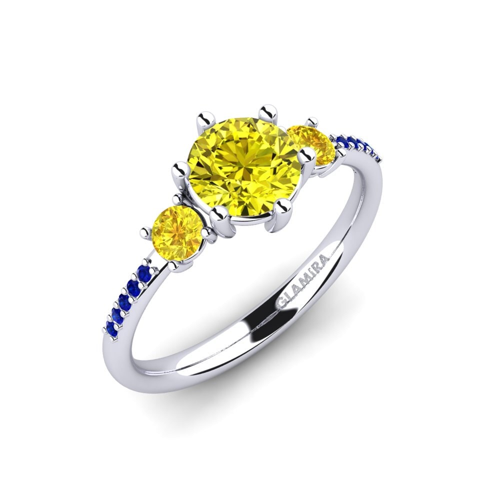18ct White Gold Engagement Ring Zanyria